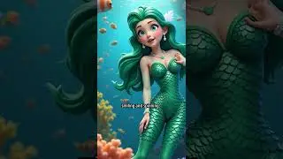 Mermaid saves the ocean