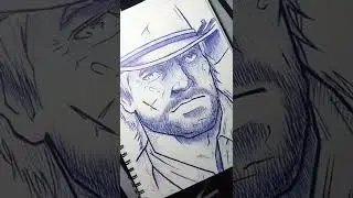 Drawing Arthur Morgan From Red Dead Redemption II
