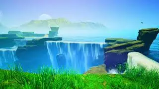 🎮 Video Game Ambience - Satisfactory - Waterfall #ASMR #Relaxing #Background