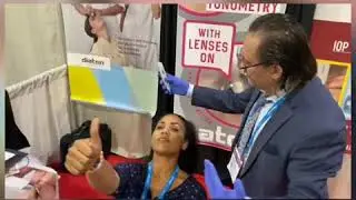 SAFE #Tonometry - IOP THROUGH EYELID - No Cornea Contact - No Risk of Infecting