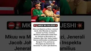 ⛔️🚨MKUU WA MAJESHI 🇹🇿💥