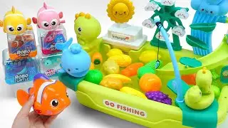 [toy asmr] Small Water World Fish Tank Toy Playset ASMR Satisfying with Unboxing No Talking