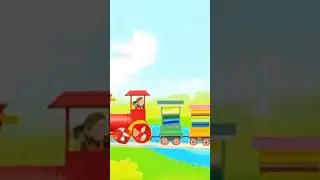 The Rainbow Train Adventure  song 🎶 #kidsstories #learncolors #disney #lean #cartoon #preschooltv