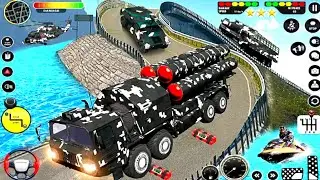 Army Vehicle Transport Truck Trailer Simulator Gameplay Android