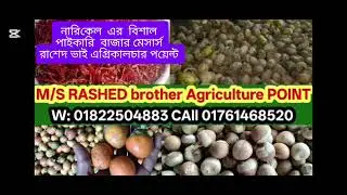 #নারিকেল  এর বিশাল পাইকারি বাজার মেসার্স রাশেদ ভাই এগ্রিকালচার পয়েন্ট এ স্বাগতম। 
