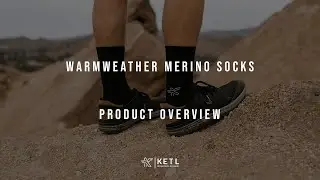 KETL Warmweather Merino Wool Socks: Thin Summer Hiking Socks, Ultra-Breathable & Quick dry
