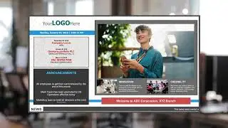 Digital Signage Screencast Example
