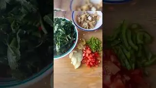 Jamaican Callaloo & Saltfish #callaloo #saltfish #healthy #cooking #caribbean #jamaican #breakfast