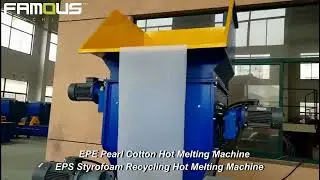 Epe foam recycling/Styrofoam melting/Styrofoam melter/Styrofoam recycling machine/Epe melting