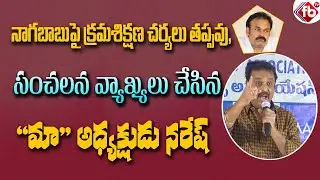 MAA President Naresh Sensational Comments on Nagababu | #MAAElections2021 | FB TV | Asvi Media