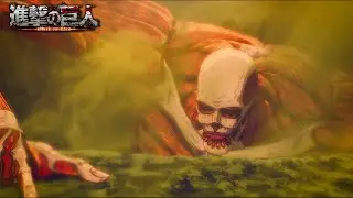 Armin transforms into Colossal Titan | OST 