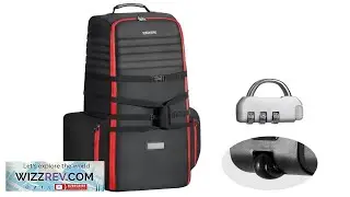 VEVOR Golf Travel Bag Outdoors Soft Sided Golf Travel Cover Heavy Duty 1800D
