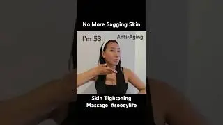 No More Sagging Skin! Restore Skin Elasticity✨  #antiaging #facemassage #sooeylife #facialmassage