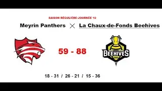 Meyrin Panthers - La Chaux-de-Fonds Beehives 17/01/25