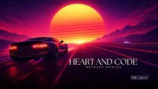Between Worlds &mdash; Heart and Code | Outrun Synthwave Neon Romance