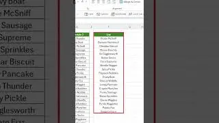 Как найти совпадающие имена в двух списках в Excel