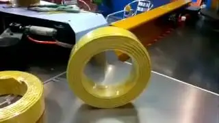 wire and cable extrusion machine with coiling and packing machine