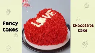 Romantic LOVE Cake Recipe #shorts