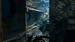 Predatory Fish with a GoPro Explores a Sunken Soviet Submarine #GoProPOV #SunkenSubmarine