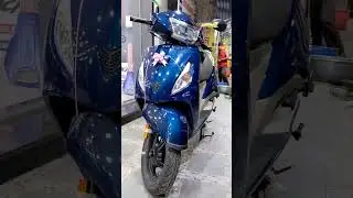 JUPITER ZX ALLOY Star light Blue... #tvs #siliguri