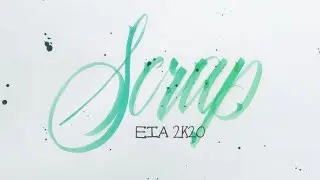 SCRAP EIA 2K20 - time lapse calligraphy.