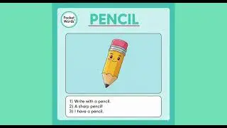 🎒 15 Classroom & House Words for Kids | Learn Positions & Directions | Pocket Words