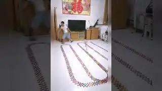 INSANE Domino Tricks! (Hevesh5 & MillionenDollarBoy)