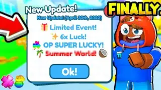 🥳🍀 *NEW* Pet Simulator X Update Comeback BUT..  OP SUPER LUCKY! (Roblox)