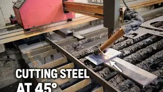 CNC Plasma Cutting 45&deg; Angle | 10mm Steel &ndash; Clean & Precise Cut