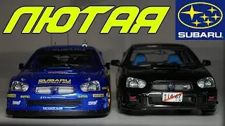 ДЬЯВОЛЬСКИЙ КОНЬ SUBARU IMPREZA WRX STI [custom/конверсия] - 1:18 AUTOart [Unboxing]
