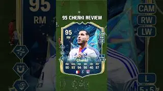 95 Cherki Review in EA FC 25, he's so good 🤩 #shorts #short #fc25 #eafc25 #tots #teamoftheseason