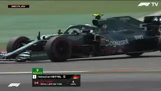 F1 2021 sebastian vettel first laps with aston martin amr21 bahrain winter test