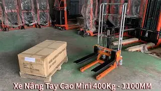 Xe Nâng Tay Cao Mini 400Kg Nâng Cao 1100MM được sử dụng nhiều nhất