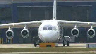 Flying Into London City Airport - Aer Arann VLM BA British Airways CityJet Air France Luxair