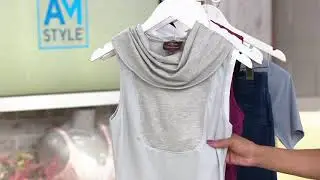 Kathleen Kirkwood Dictra-Ease French Terry Cowl-Neck on QVC