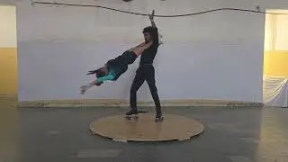 DUO Roller Skating Henos & Saron #ethiopia #circus