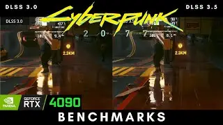 Cyberpunk 2077 - 2.0 | DLSS 3.0 vs DLSS 3.5 Ray Reconstruction | RTX 4090 Ultrawide 3440x1440