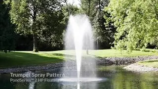 Airmax&reg; PondSeries&reg; 2 HP Fountain - Trumpet Spray Pattern