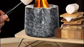Tabletop Fire Pit, CANAGROW Indoor Outdoor Protable Mini Tabletop Fireplace Fire Bowl Review