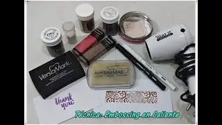 T&Eacute;CNICA EMBOSSING EN CALIENTE PARA NUESTROS PROYECTOS SCRAPEROS - TIPS Y REEMPLAZO DE MATERIAL