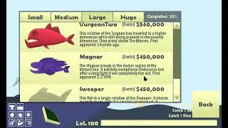 Current fish amount for my Cat Goes Fishing mod