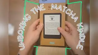 Unboxing and Decorating the Viral Matcha kindle