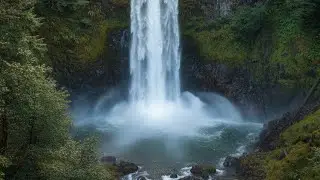 प्रकृति का जादुई झरना 🌊 | Real Waterfall Sound | Relaxing Nature Video#Jharna#Waterfall#NatureVideo