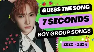 Guess the Kpop Song in 7 Seconds ~ Boy Group Songs from 2022 to 2024 ~ Game 2