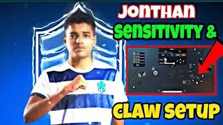 Entity Jonathan Controller Layout and Sensitivity | Best Two Finger PUBG Mobile Layout for Begginers