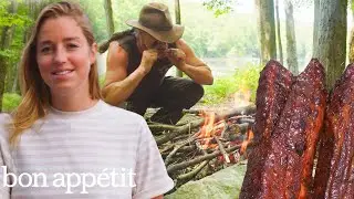 Pro Chef Tries Survival Cooking for the First Time | Bon App&eacute;tit