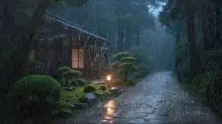 Mental overload &ndash; Relaxing rain sound &ndash; Rain falling around the house &ndash; Calm the mind 🌧️😌