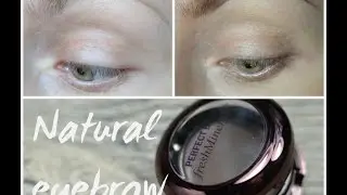 Natural eyebrow with Freshminerals
