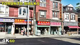 Toronto East Chinatown Walk (Narrated) on August 11, 2020 [4K]