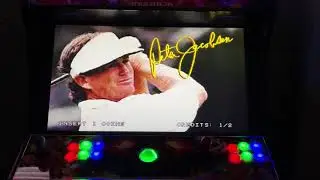 Golden Tee Series Video 2 On A 27&rdquo; Custom Bartop Arcade CNC Cut From Retropie Video Game Guy